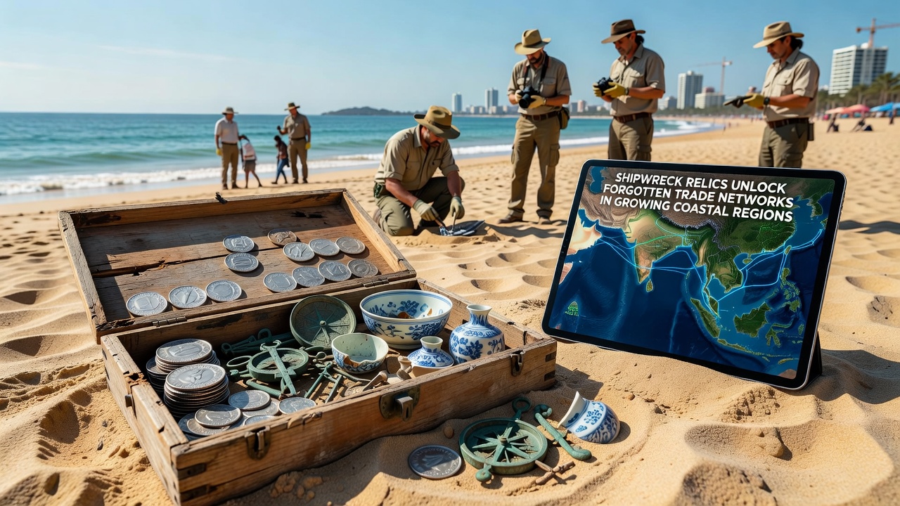 Maritime Artifacts from Sunken Ships Expose Ancient Commerce Links in Expanding Shoreline Communities